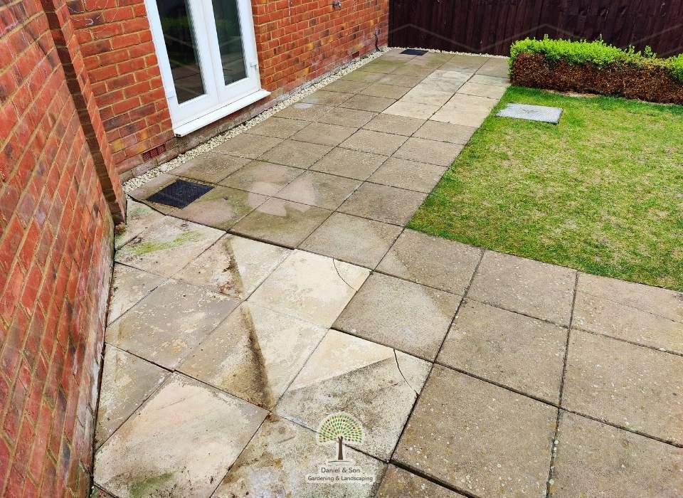 Patio and block paving edging 